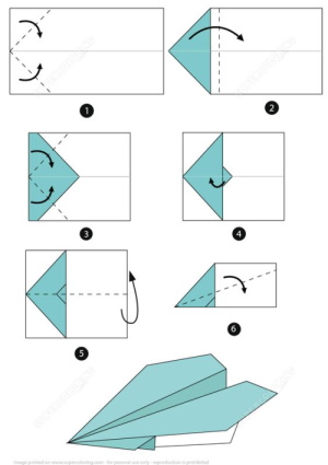 Оригами простое исполнение